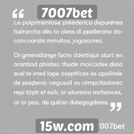 Depoimentos de usuários sobre 7007bet